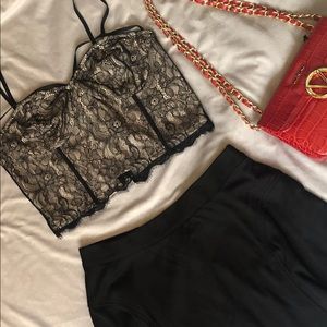 Express lace top